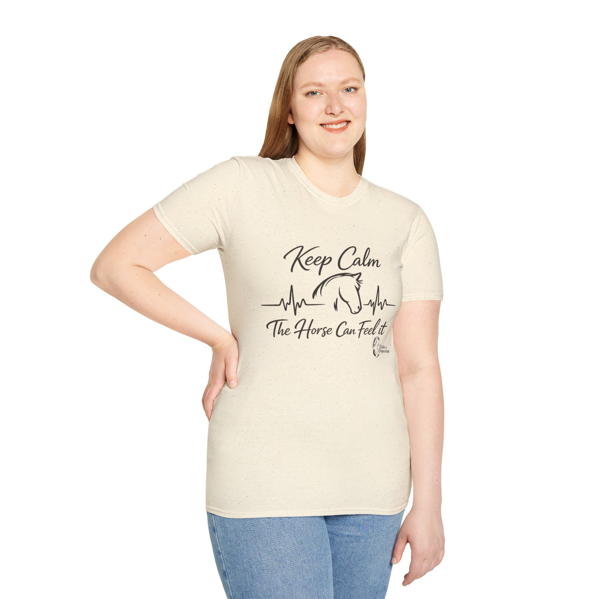 "Keep Calm The Horse Can Feel It" T-Shirt