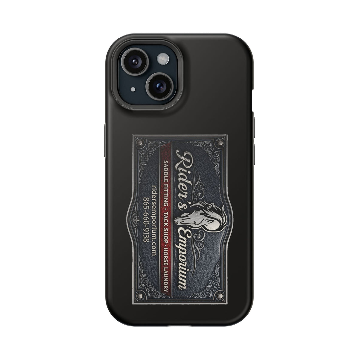 Magnetic Impact-Resistant Phone Case — Rider’s Emporium Logo