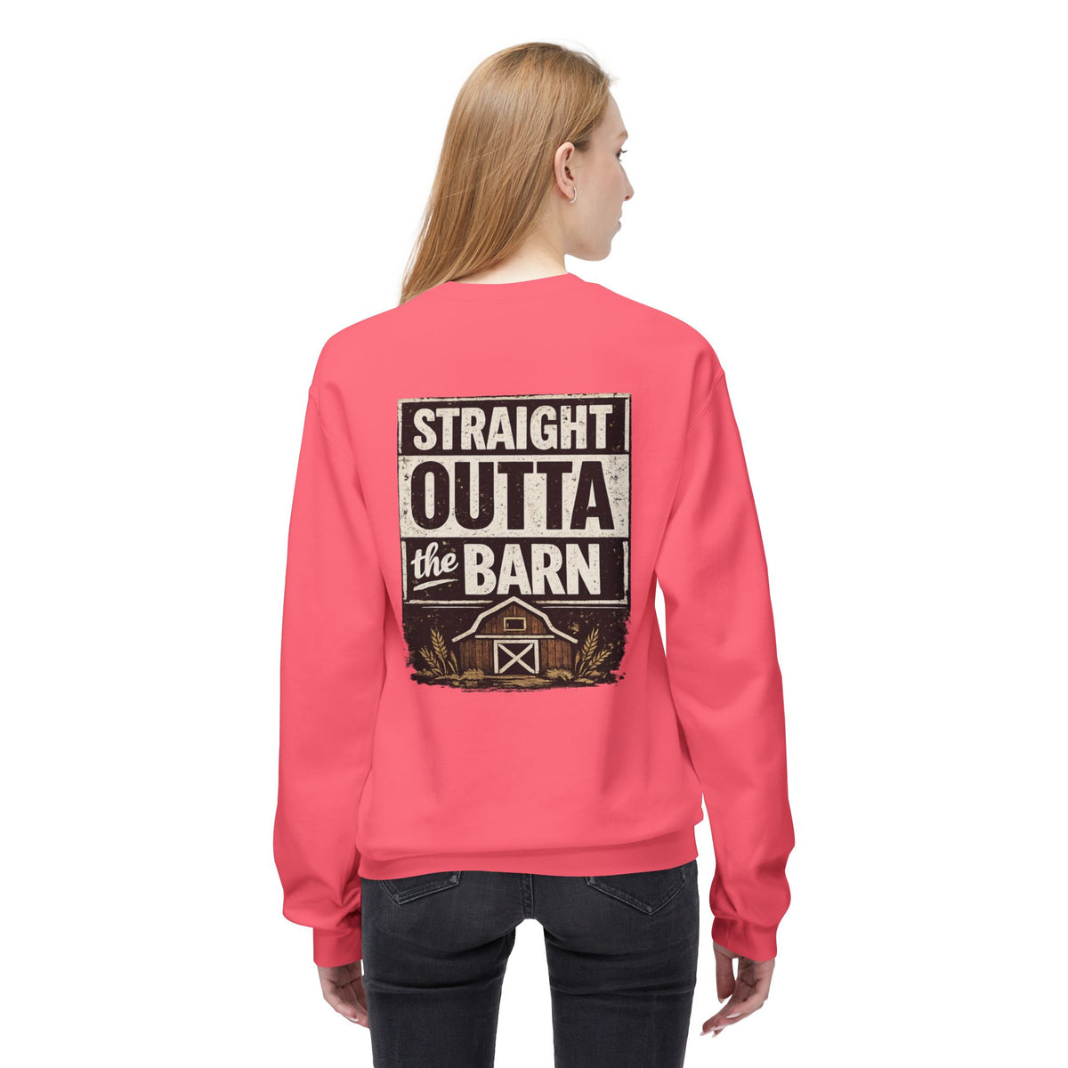 "Straight Outta the Barn" Crewneck Sweatshirt