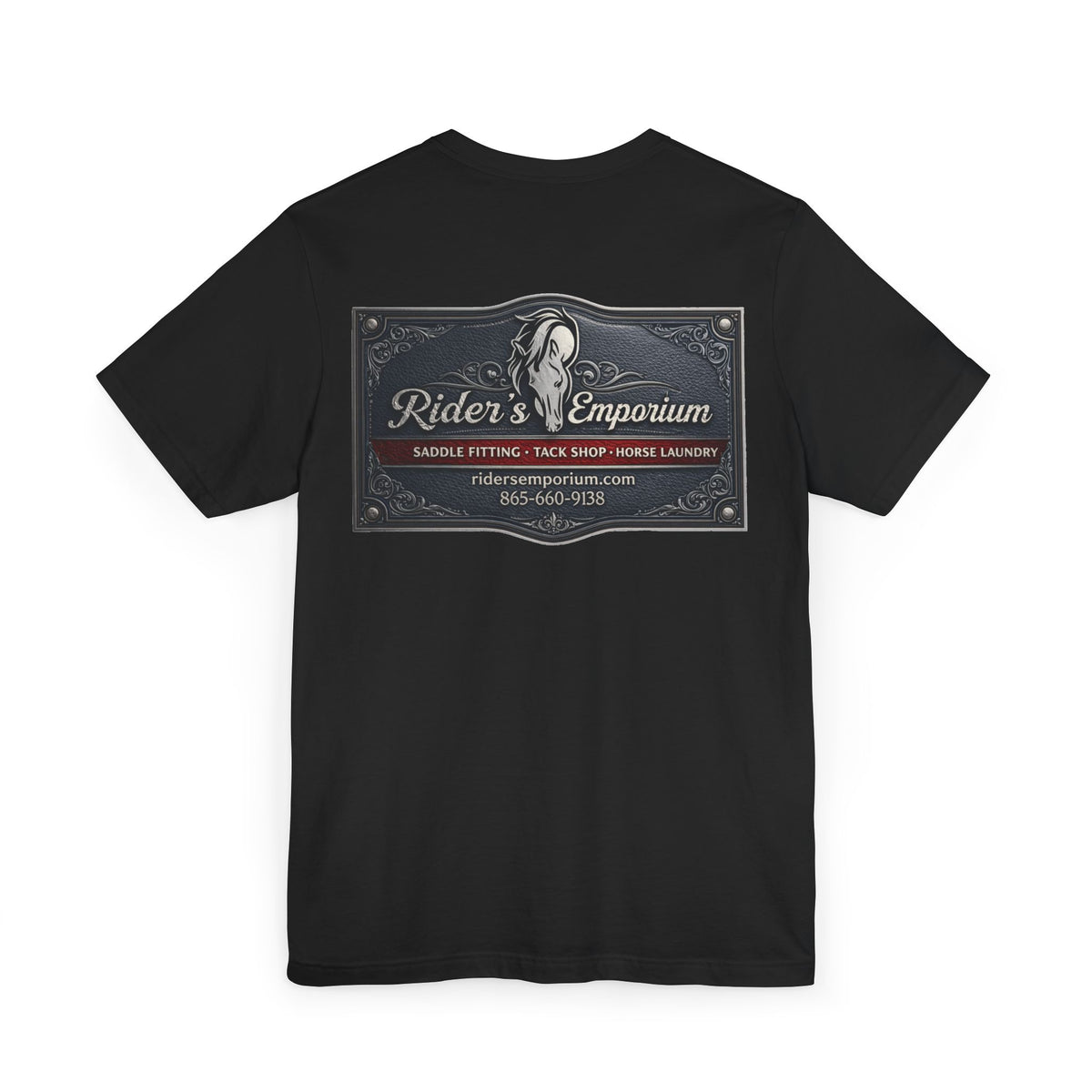 Rider's Emporium Back-Print T-Shirt