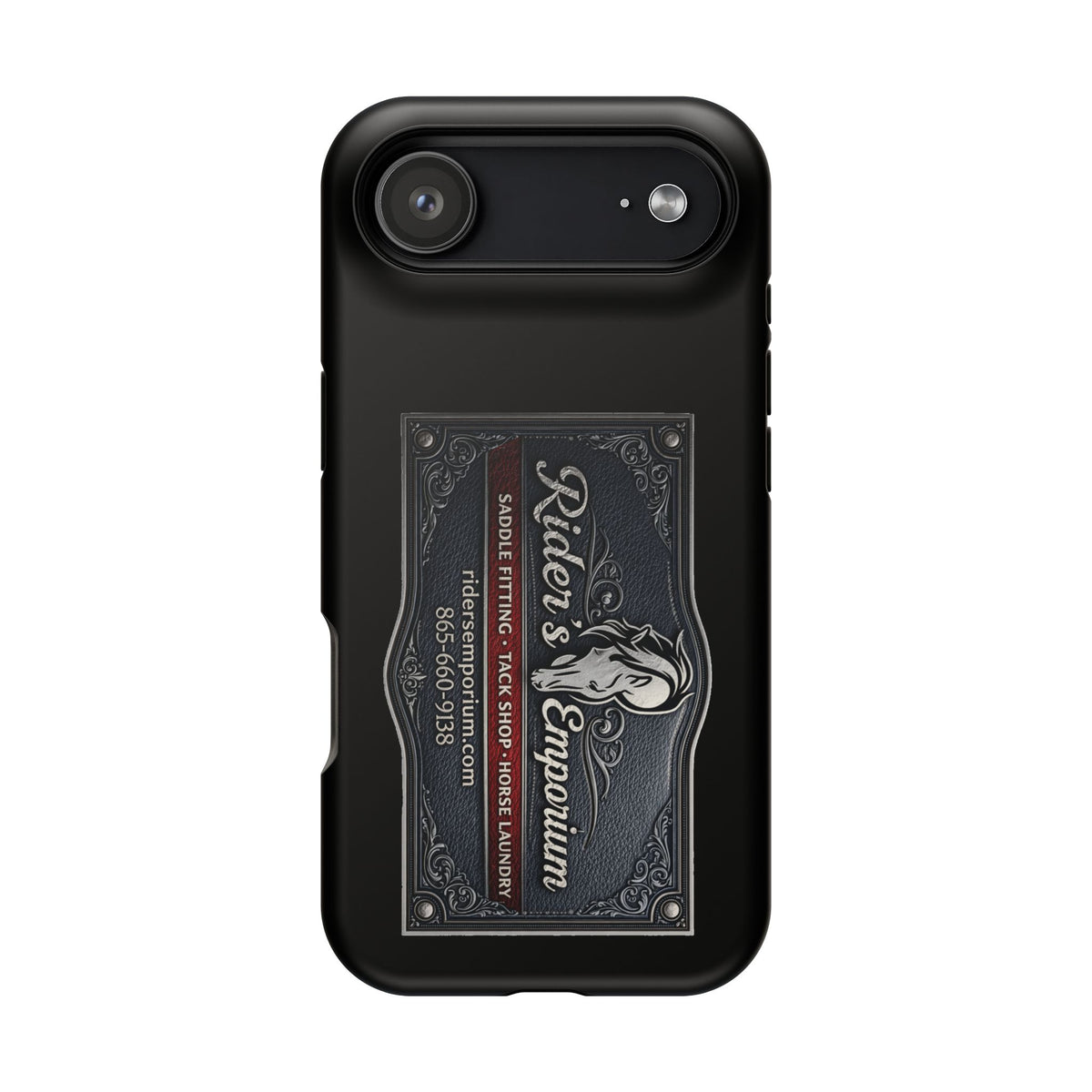 Magnetic Impact-Resistant Phone Case — Rider’s Emporium Logo