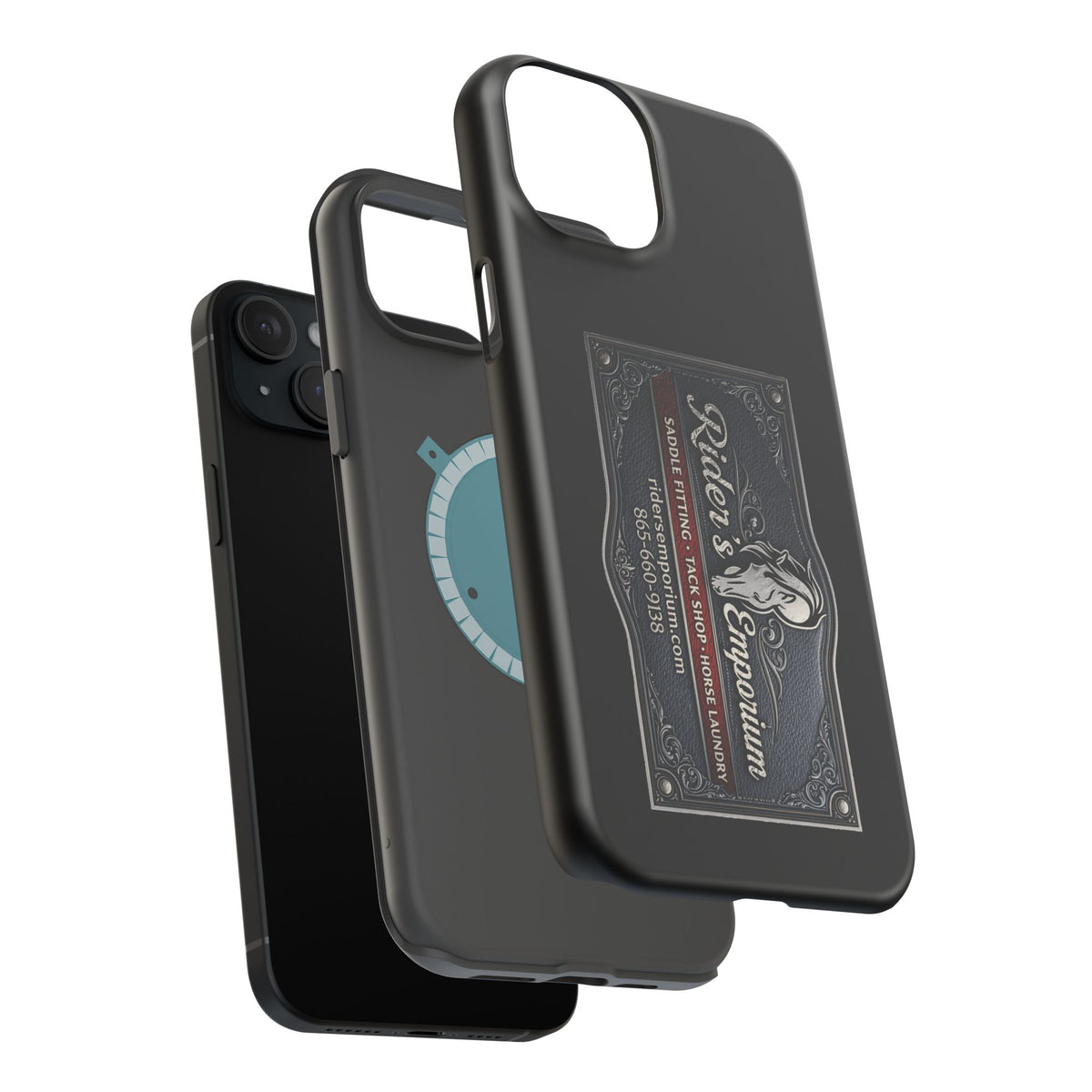 Magnetic Impact-Resistant Phone Case — Rider’s Emporium Logo