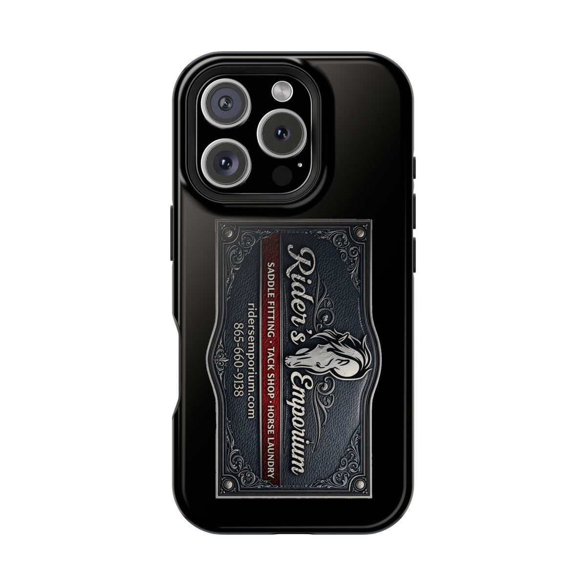Magnetic Impact-Resistant Phone Case — Rider’s Emporium Logo