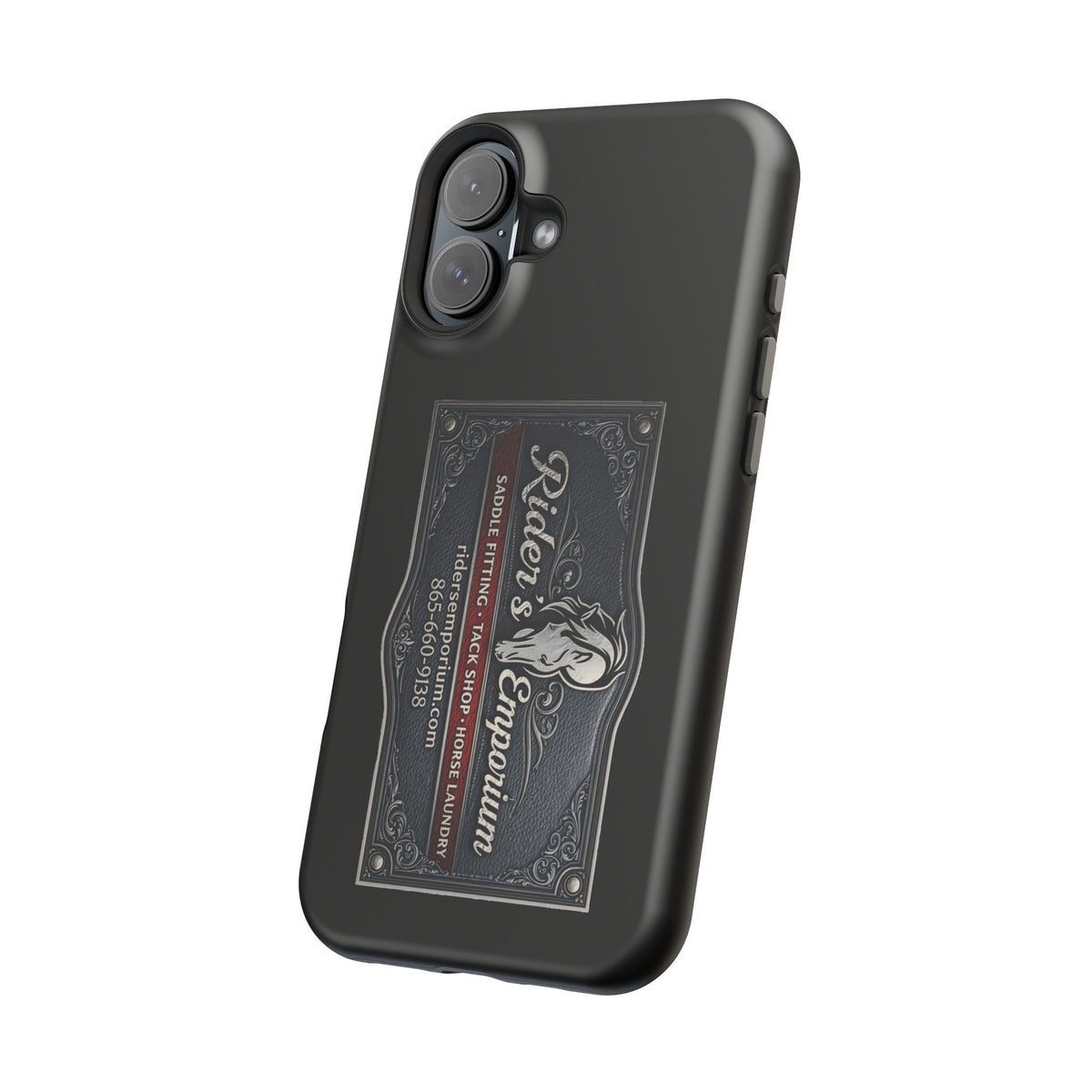 Magnetic Impact-Resistant Phone Case — Rider’s Emporium Logo