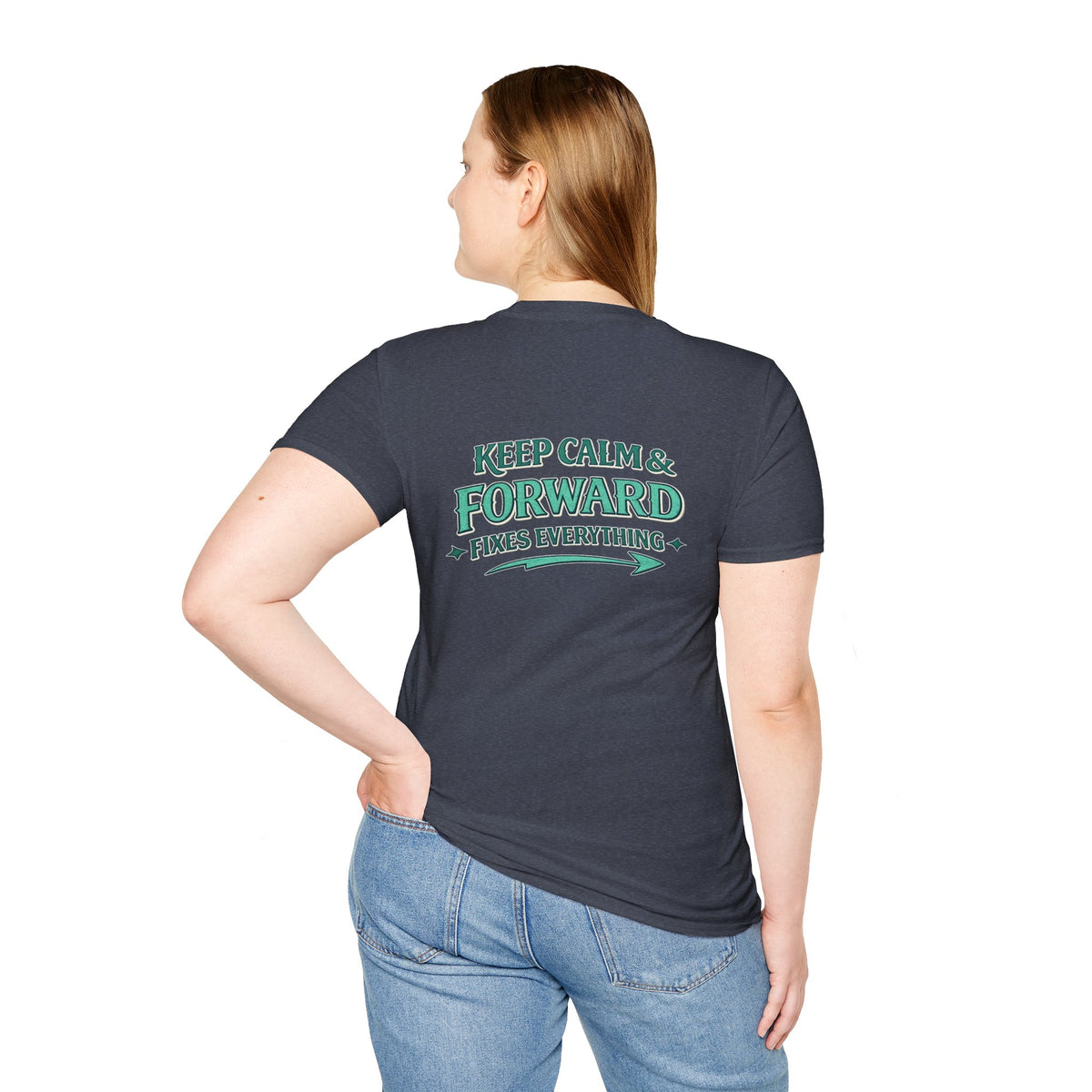 "Keep Calm & Forward" Graphic Tee