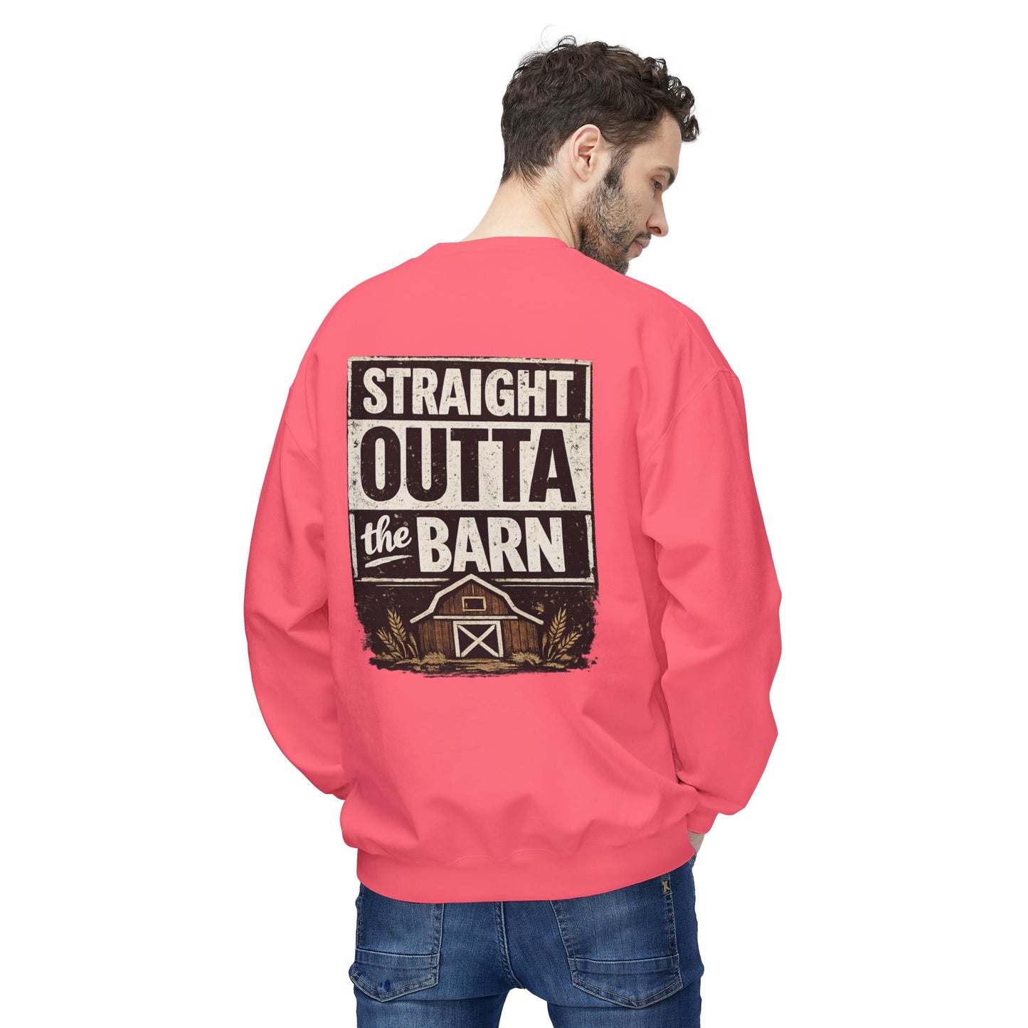 "Straight Outta the Barn" Crewneck Sweatshirt