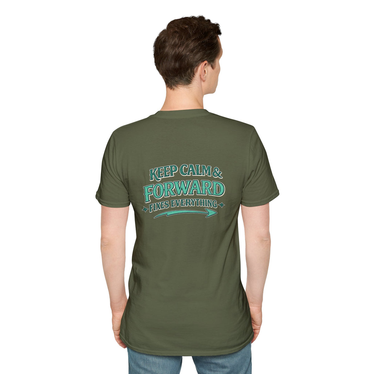 "Keep Calm & Forward" Graphic Tee