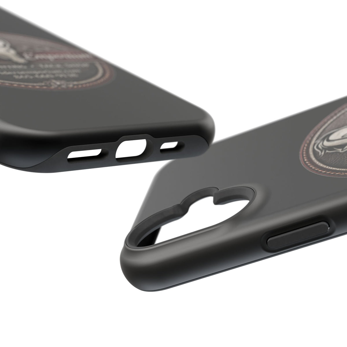 Magnetic Impact-Resistant Phone Case — Saddle Shop Logo