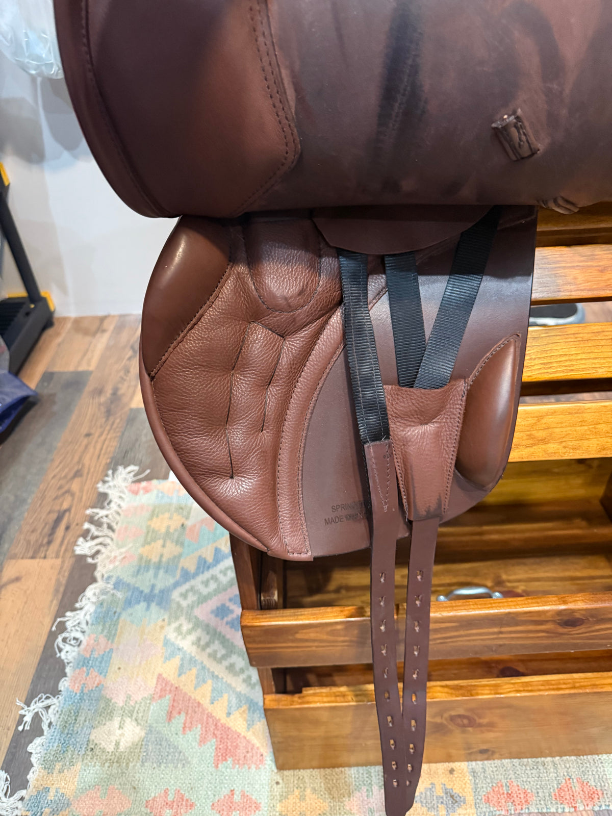 Black Country Ricochet Jump Saddle –17.5” Seat - DEMO