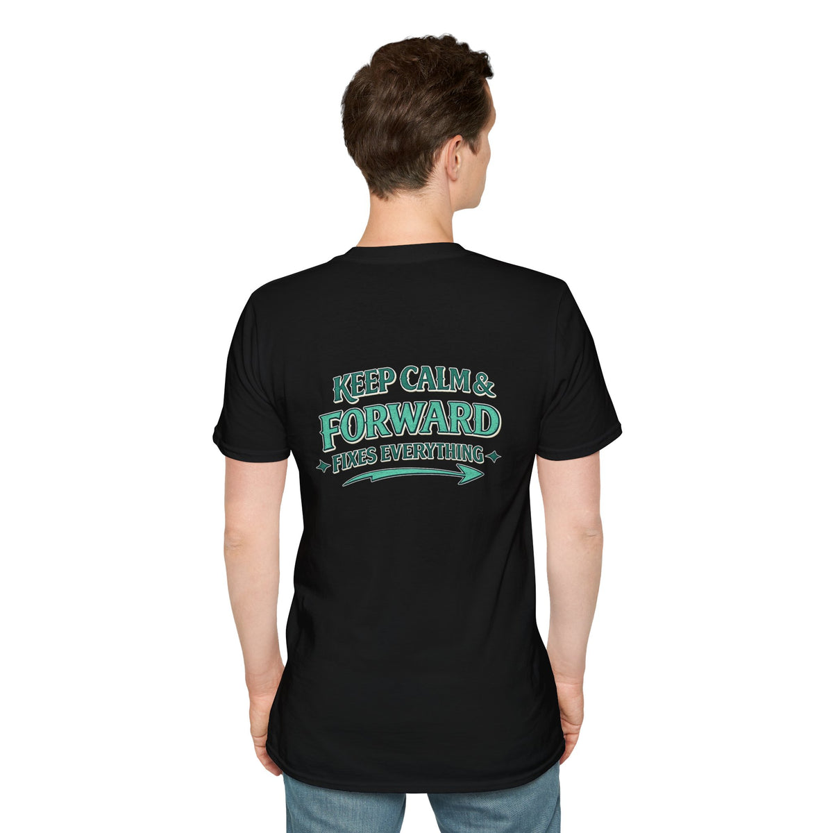 "Keep Calm & Forward" Graphic Tee