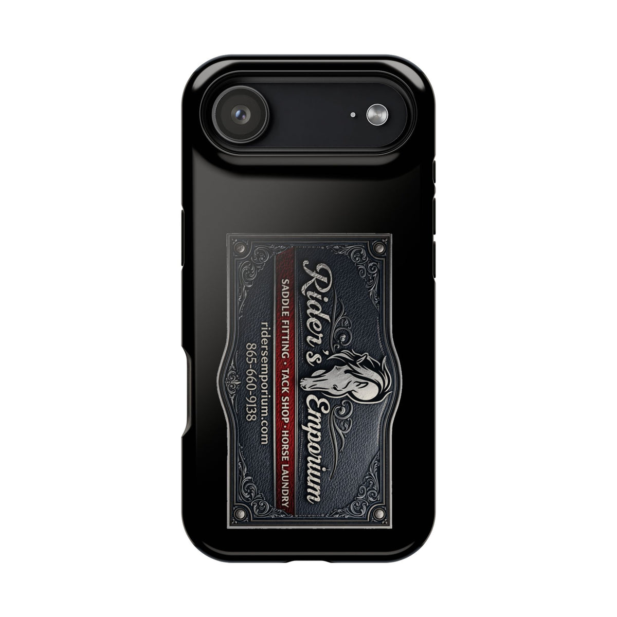 Magnetic Impact-Resistant Phone Case — Rider’s Emporium Logo