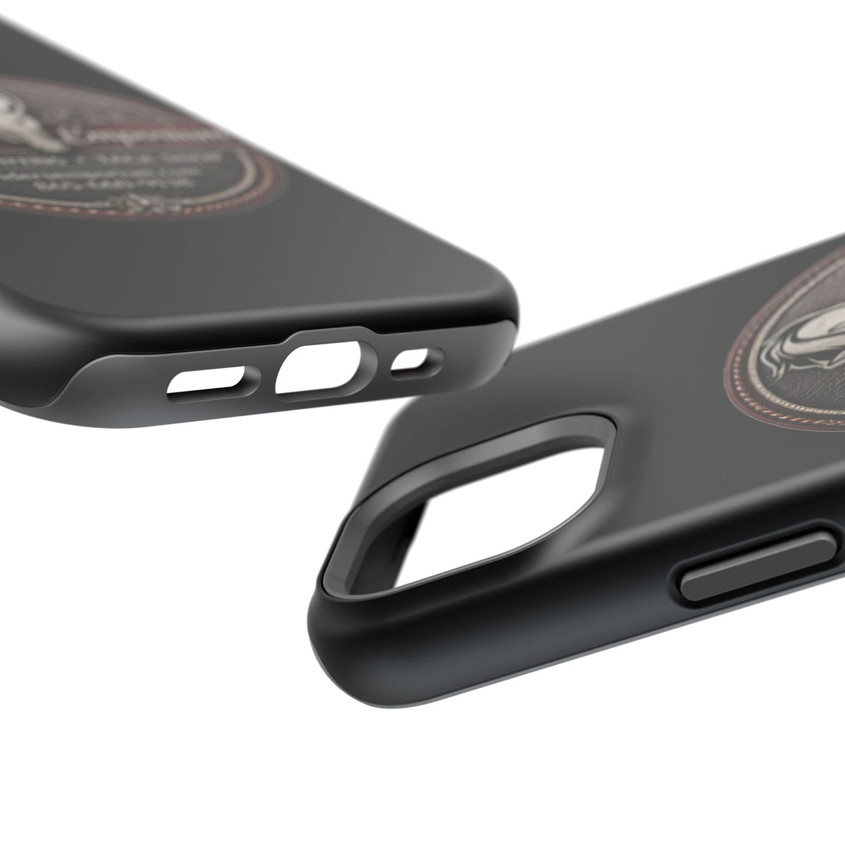 Magnetic Impact-Resistant Phone Case — Saddle Shop Logo