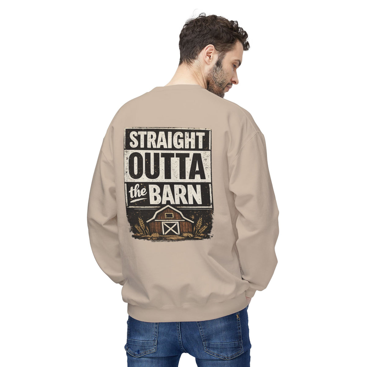 "Straight Outta the Barn" Crewneck Sweatshirt