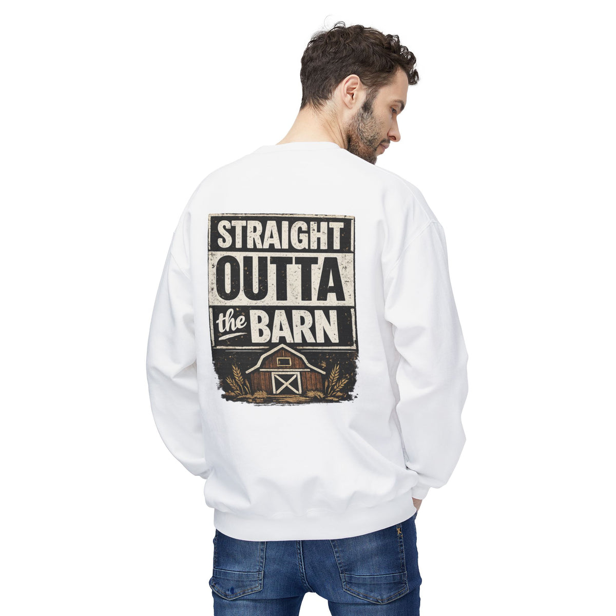 "Straight Outta the Barn" Crewneck Sweatshirt