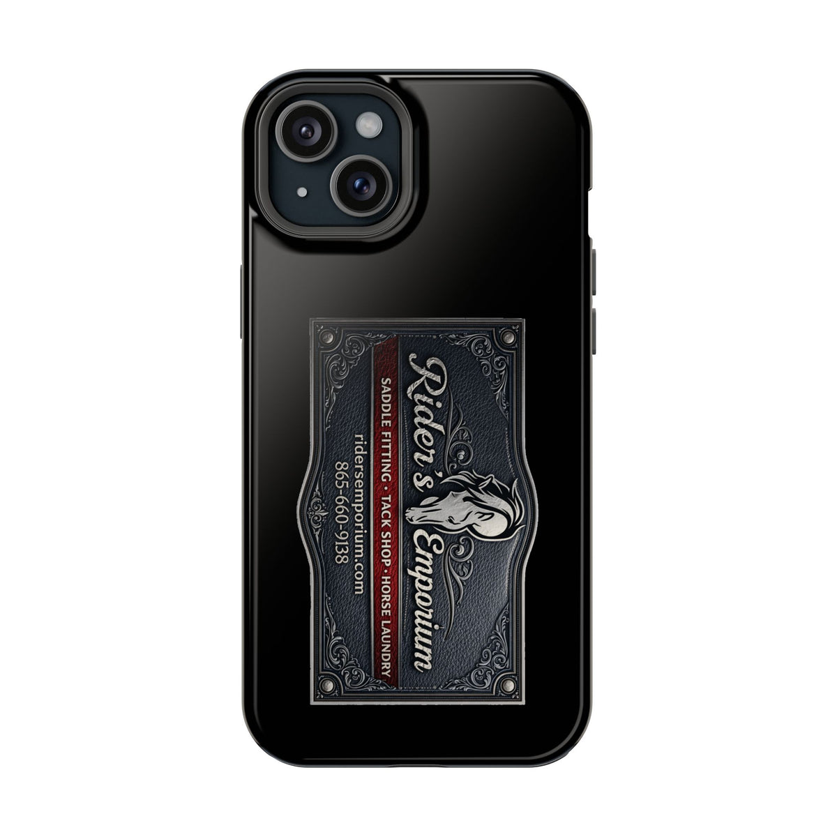 Magnetic Impact-Resistant Phone Case — Rider’s Emporium Logo