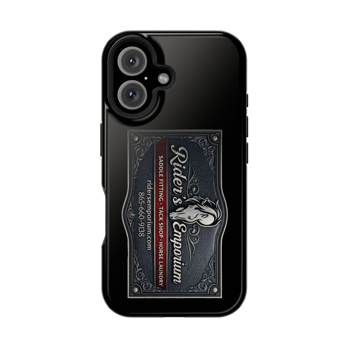 Magnetic Impact-Resistant Phone Case — Rider’s Emporium Logo