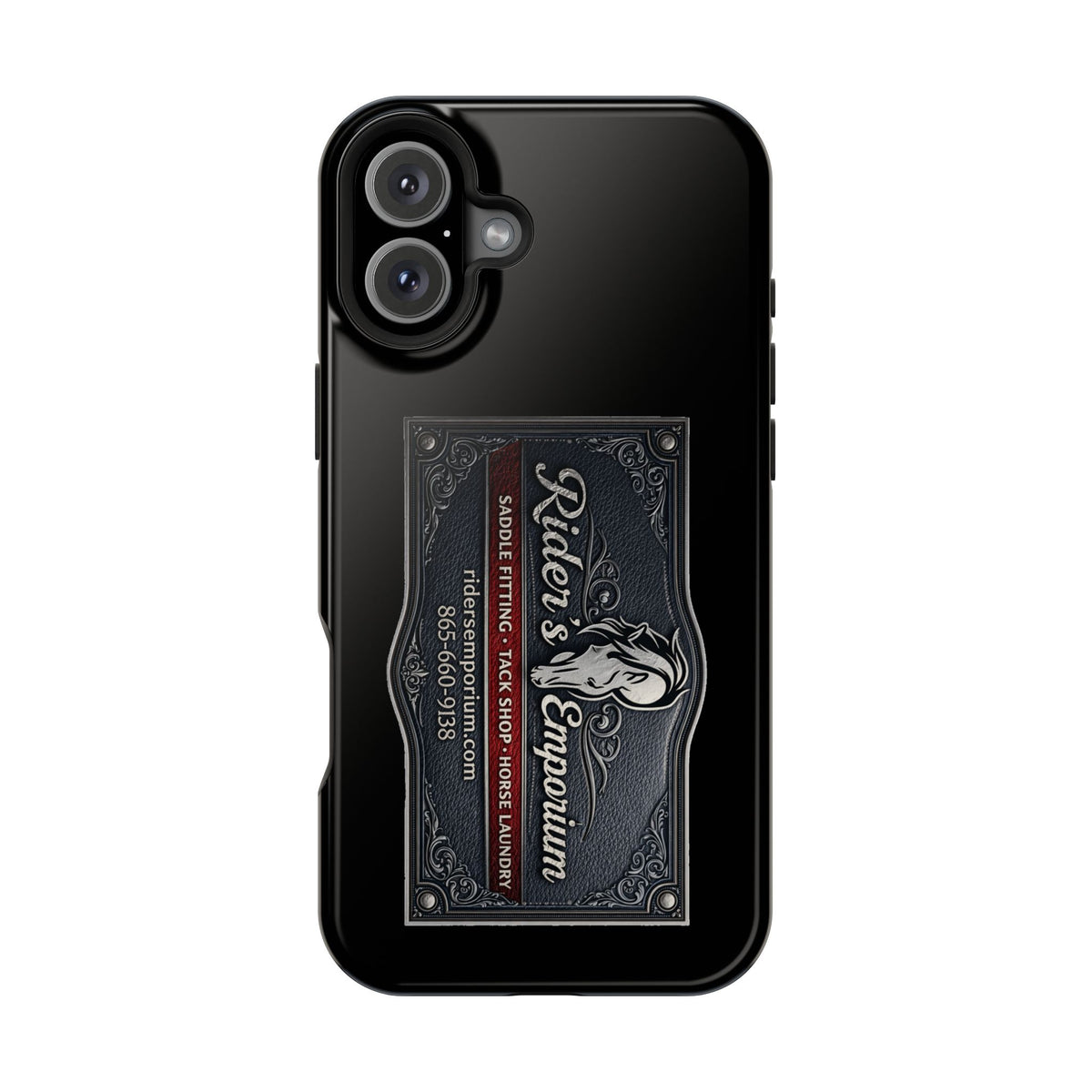 Magnetic Impact-Resistant Phone Case — Rider’s Emporium Logo
