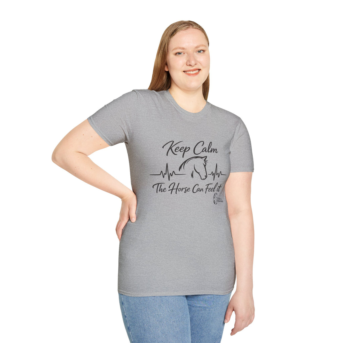"Keep Calm The Horse Can Feel It" T-Shirt