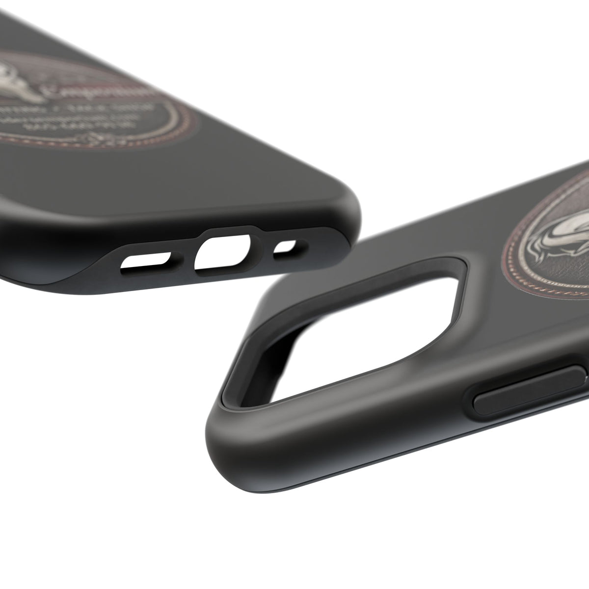 Magnetic Impact-Resistant Phone Case — Saddle Shop Logo