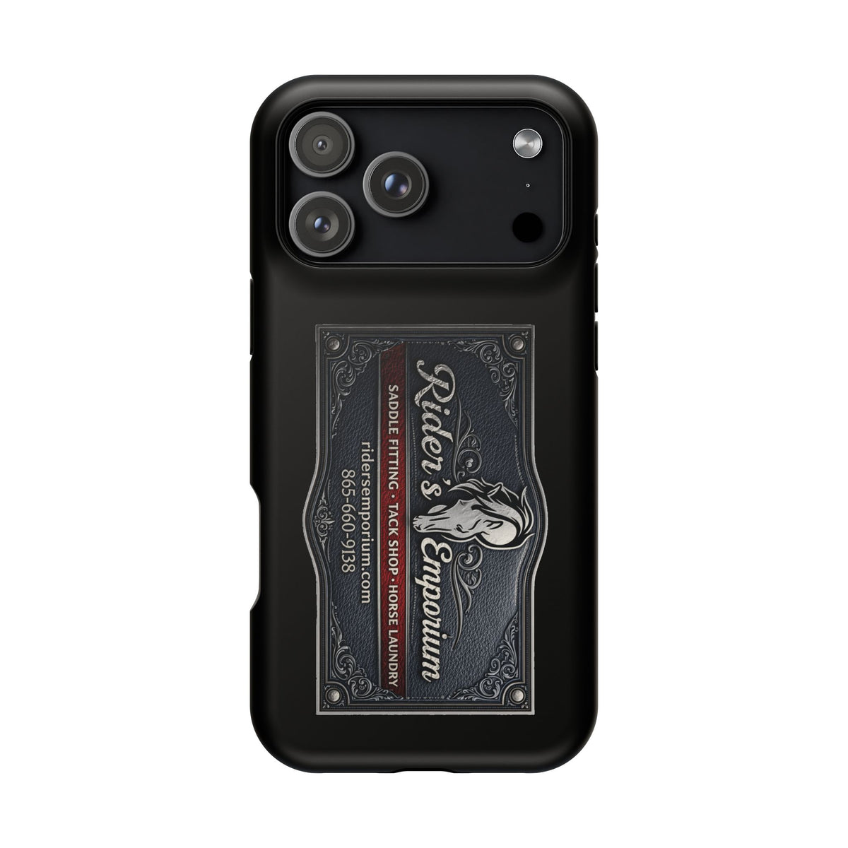 Magnetic Impact-Resistant Phone Case — Rider’s Emporium Logo