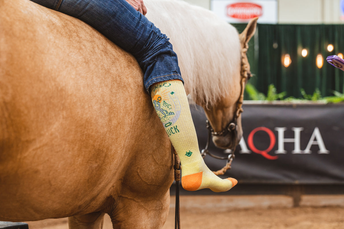 Desert Spirit Cowgirl Performance Boot Socks