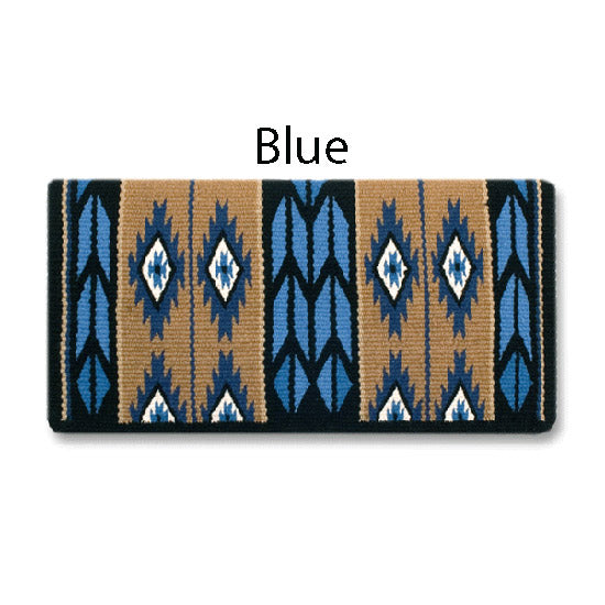 1466-5 Flying Eagle 38x34 New Zealand Wool Saddle Blanket RED