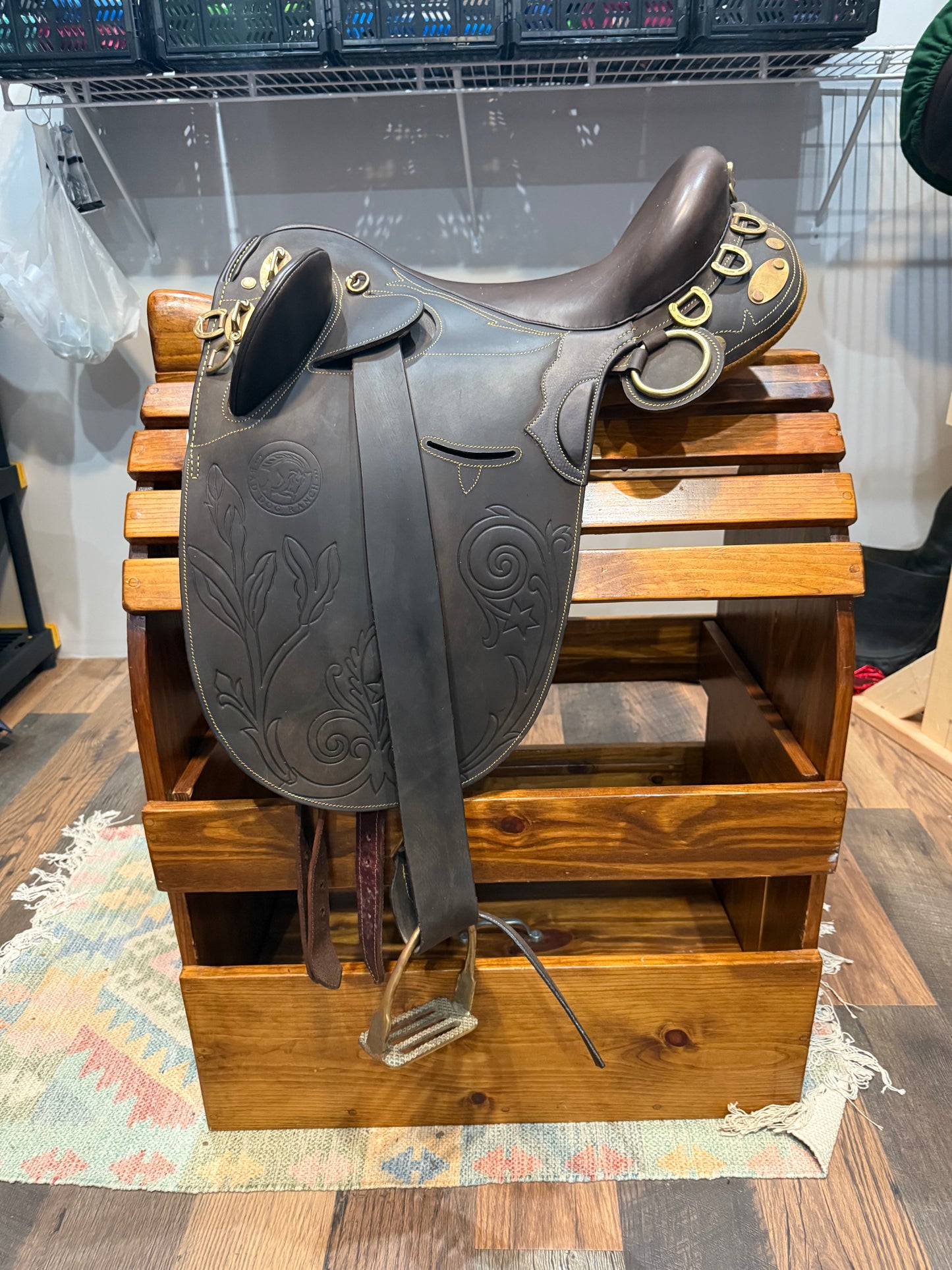 Brumby Poley Australian Saddle –18” Seat - USED