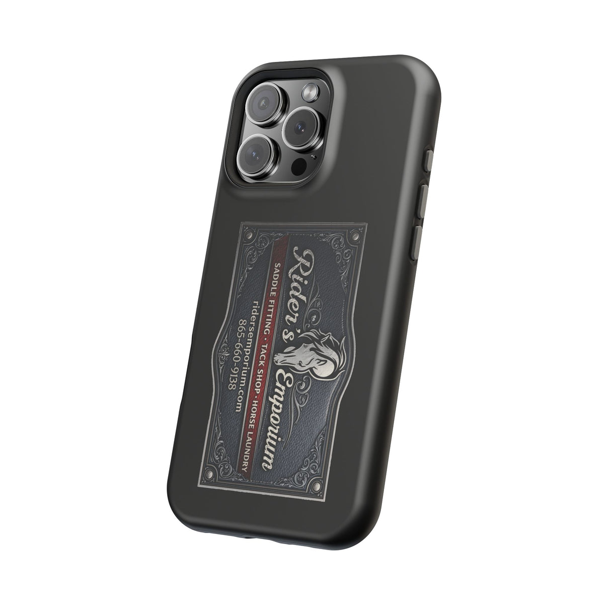 Magnetic Impact-Resistant Phone Case — Rider’s Emporium Logo
