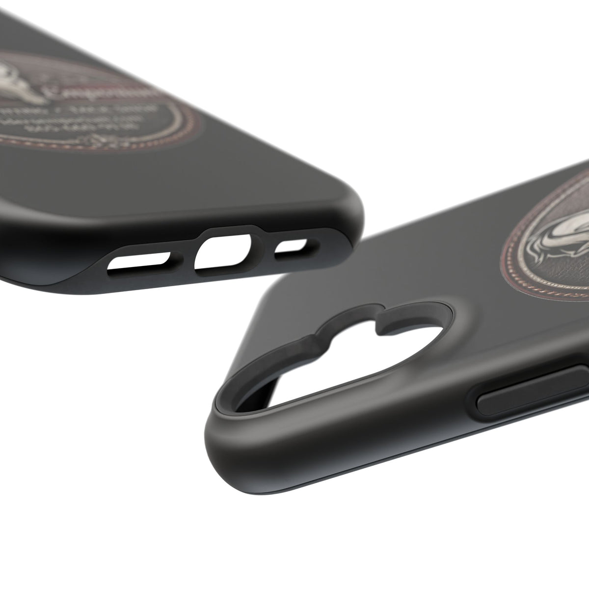 Magnetic Impact-Resistant Phone Case — Saddle Shop Logo