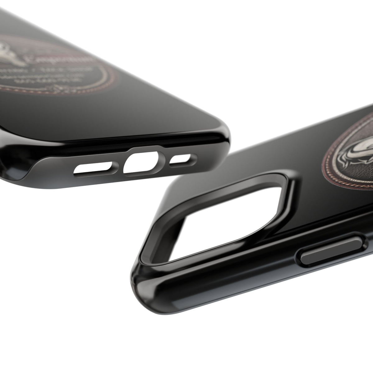 Magnetic Impact-Resistant Phone Case — Saddle Shop Logo