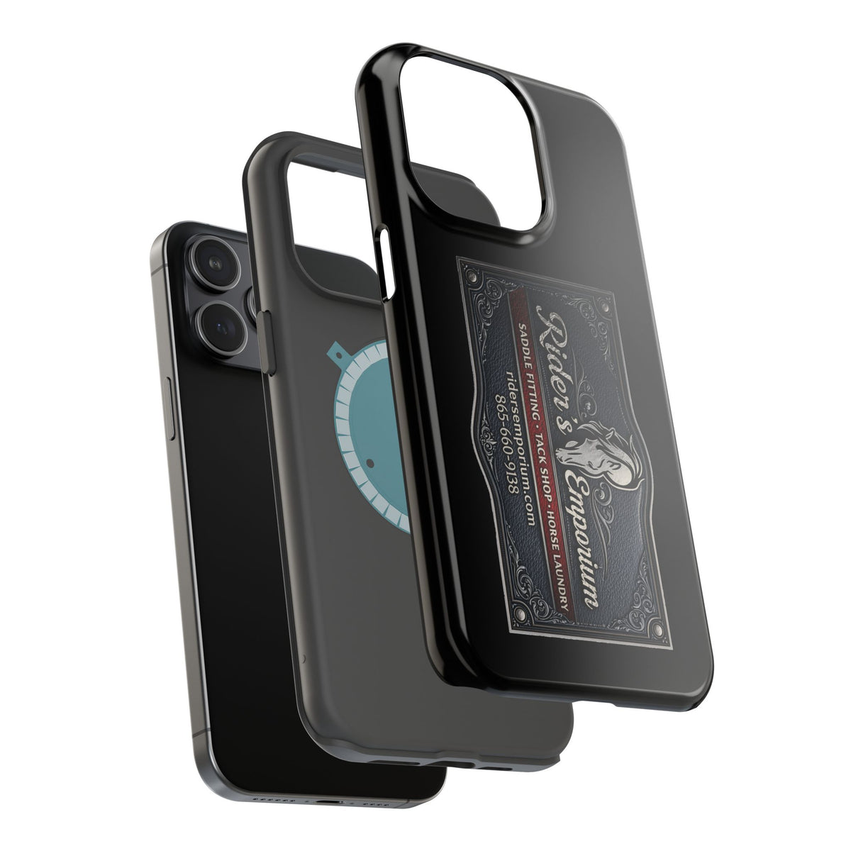 Magnetic Impact-Resistant Phone Case — Rider’s Emporium Logo
