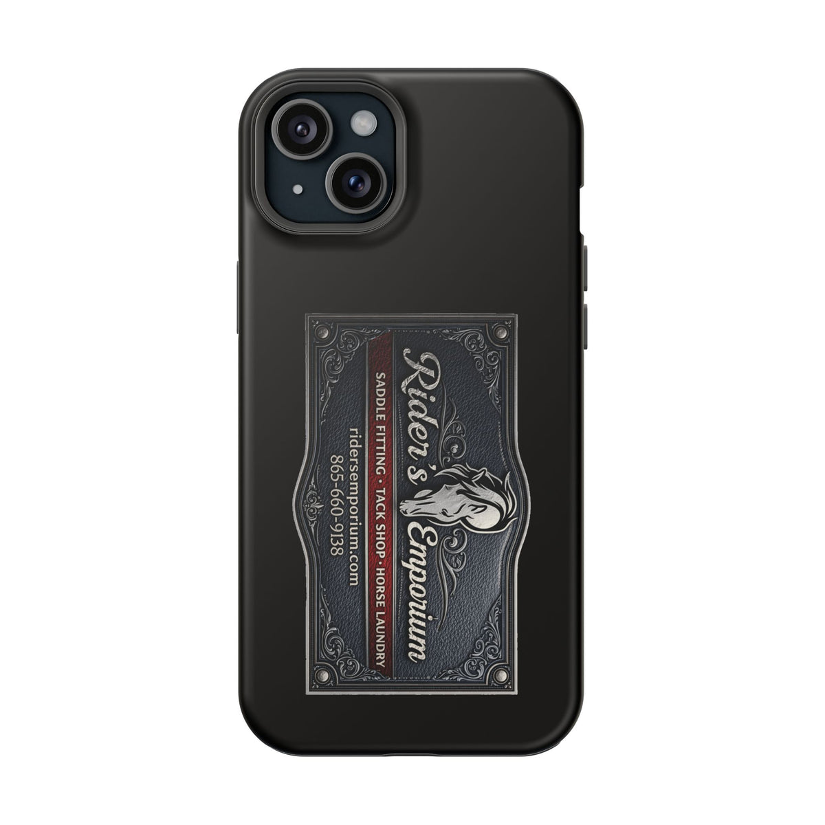 Magnetic Impact-Resistant Phone Case — Rider’s Emporium Logo