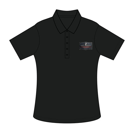 Ladies Polo with Rectangle Shop Logo