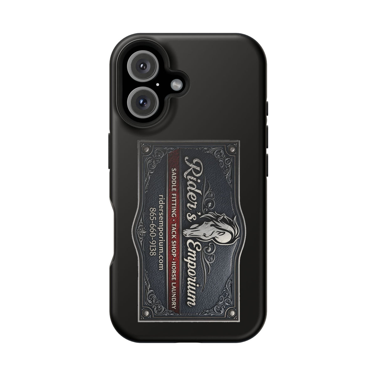 Magnetic Impact-Resistant Phone Case — Rider’s Emporium Logo
