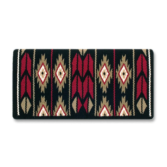 1466-5 Flying Eagle 38x34 New Zealand Wool Saddle Blanket RED