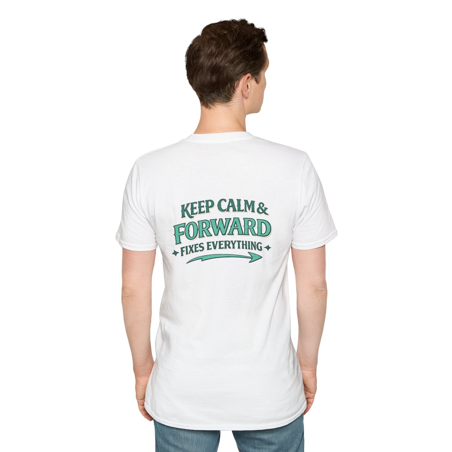 "Keep Calm & Forward" Graphic Tee