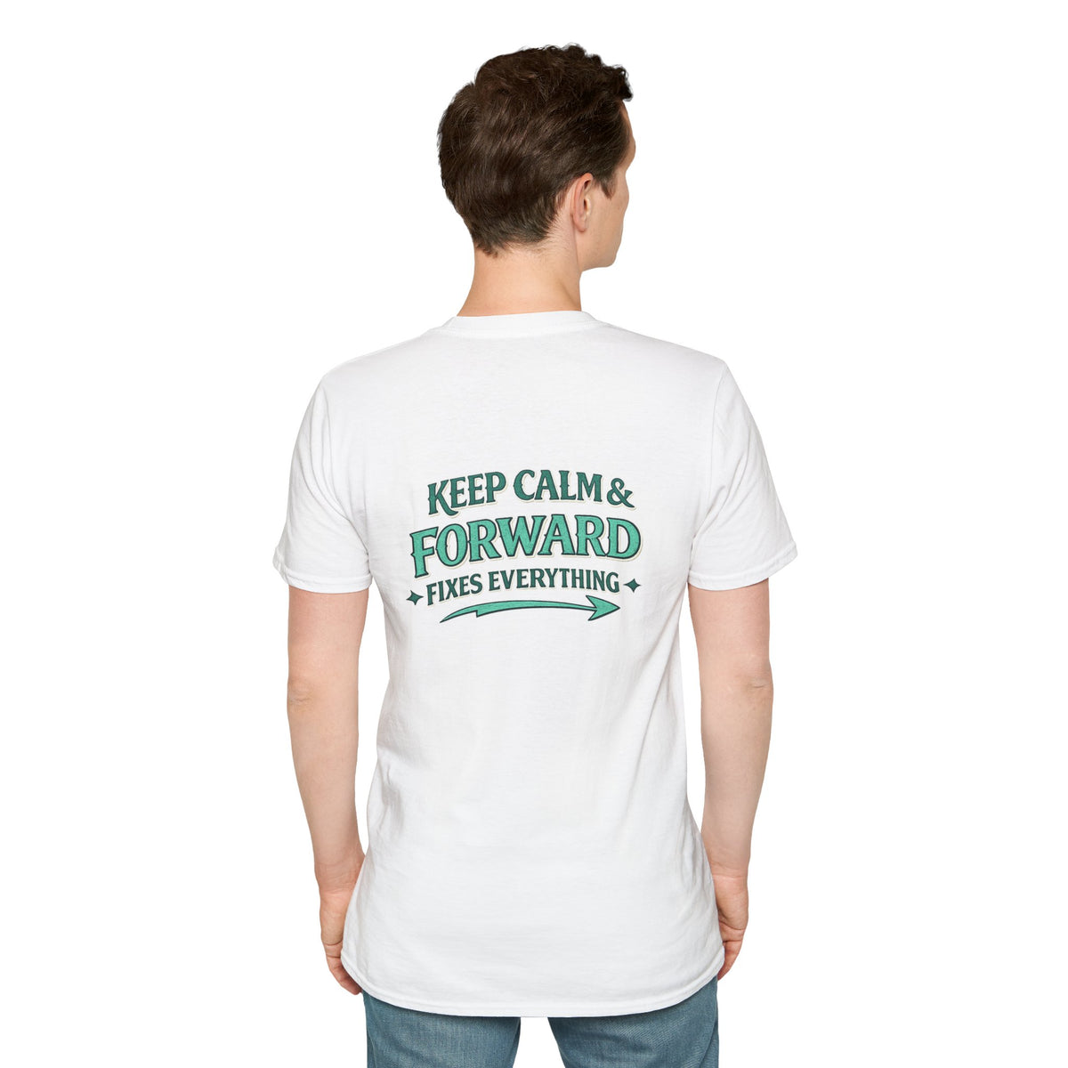 "Keep Calm & Forward" Graphic Tee