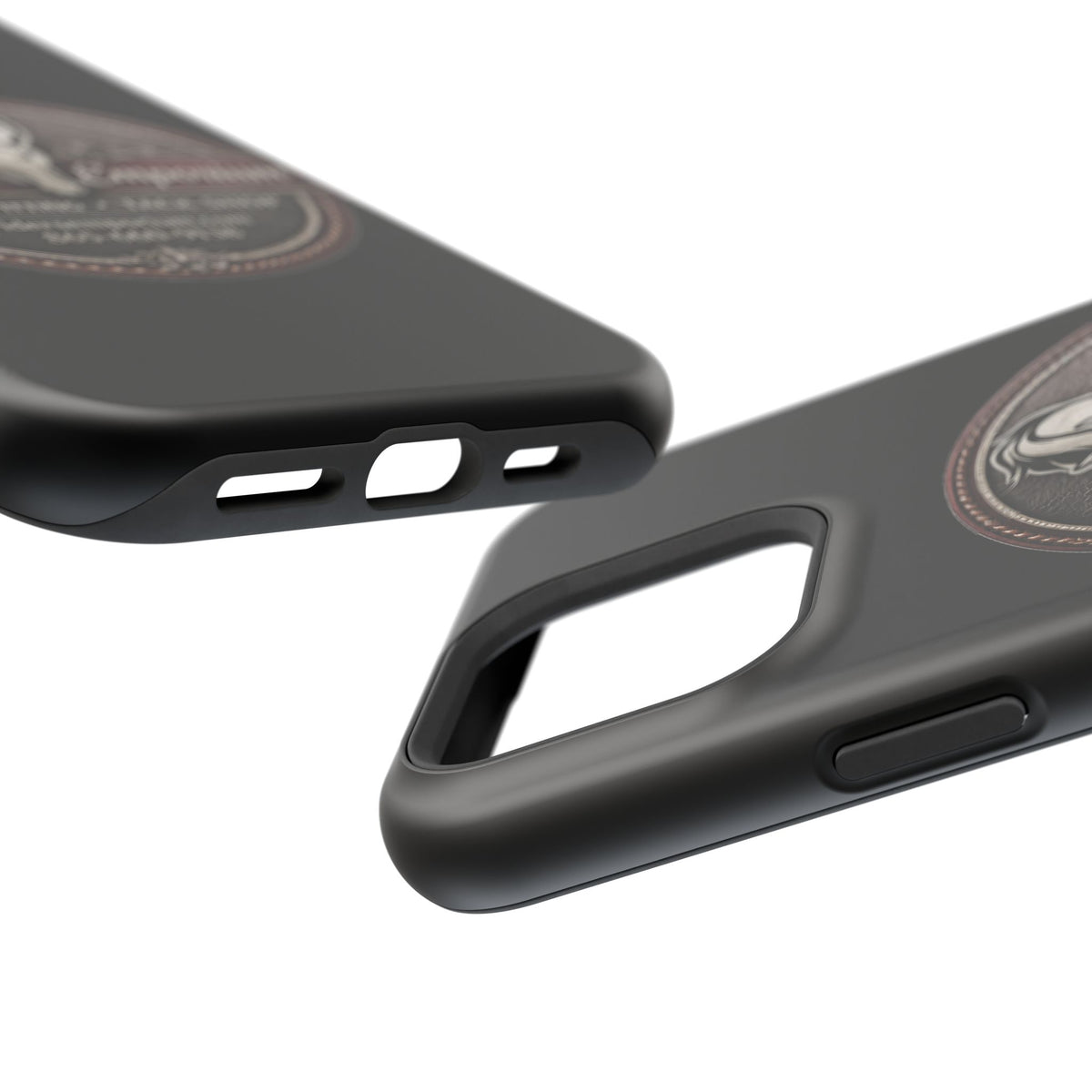Magnetic Impact-Resistant Phone Case — Saddle Shop Logo