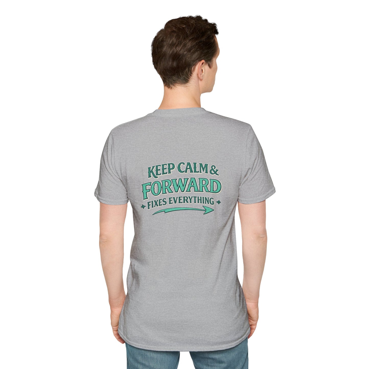"Keep Calm & Forward" Graphic Tee