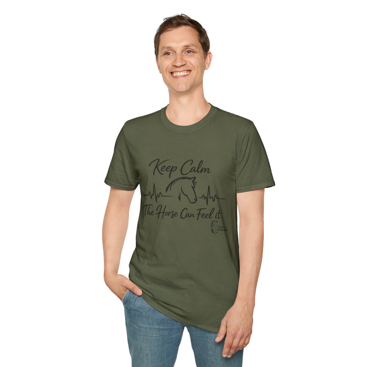 "Keep Calm The Horse Can Feel It" T-Shirt