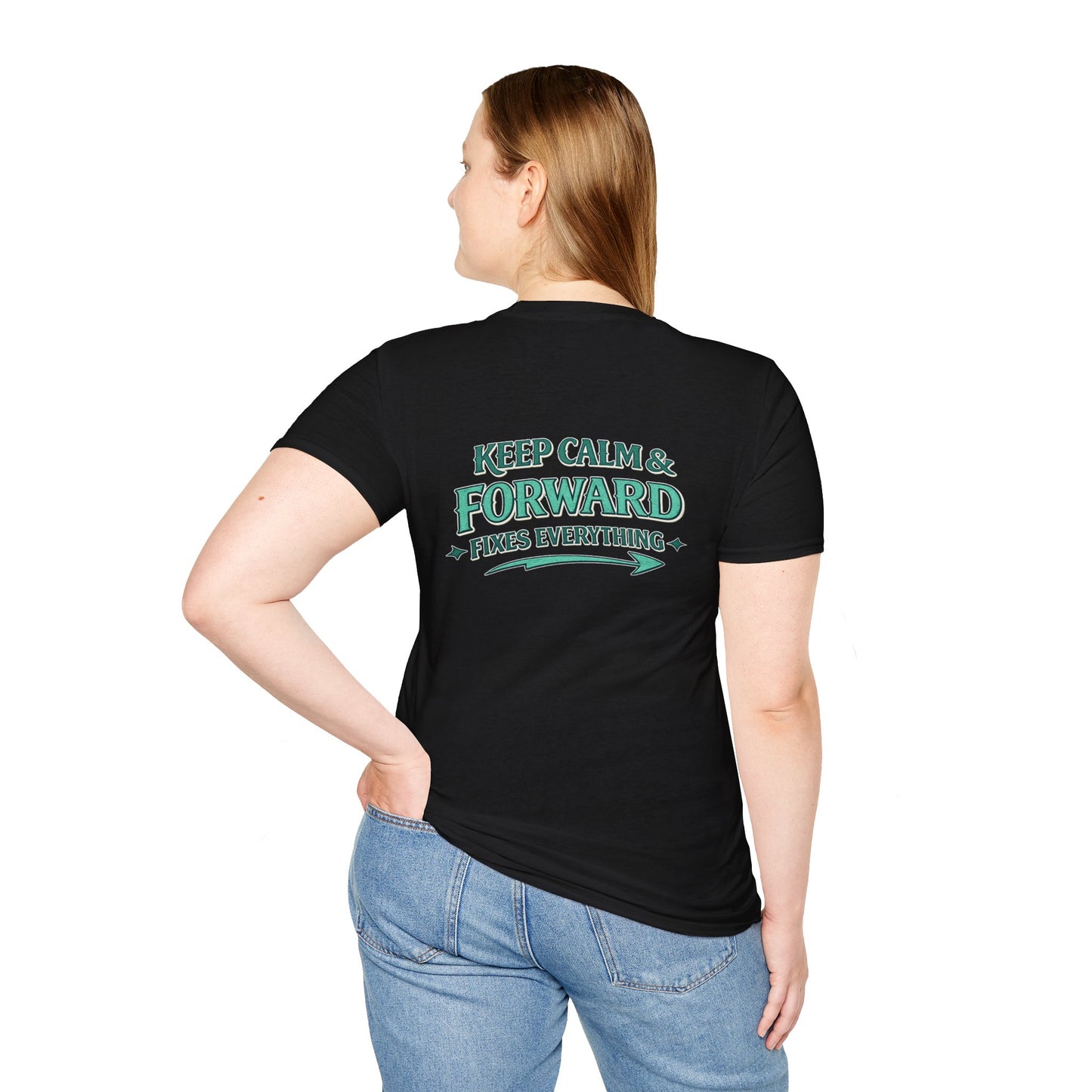 "Keep Calm & Forward" Graphic Tee