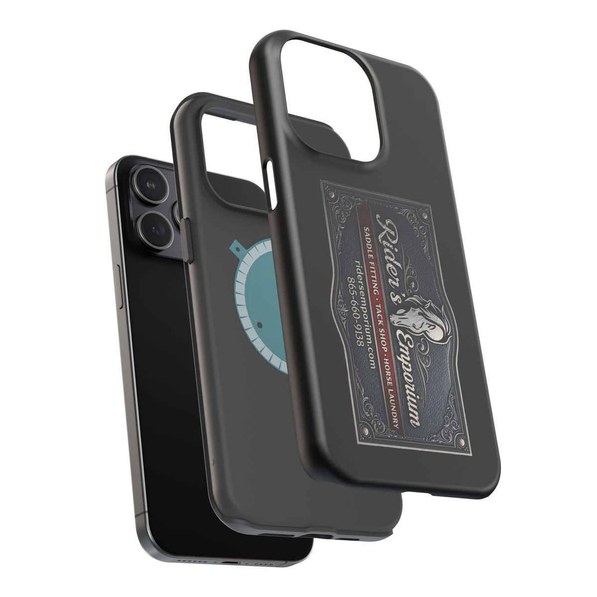 Magnetic Impact-Resistant Phone Case — Rider’s Emporium Logo