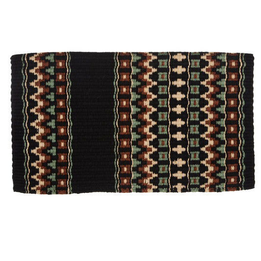 1313DOM-27 Domino 40X34 New Zealand Wool Saddle Blanket
