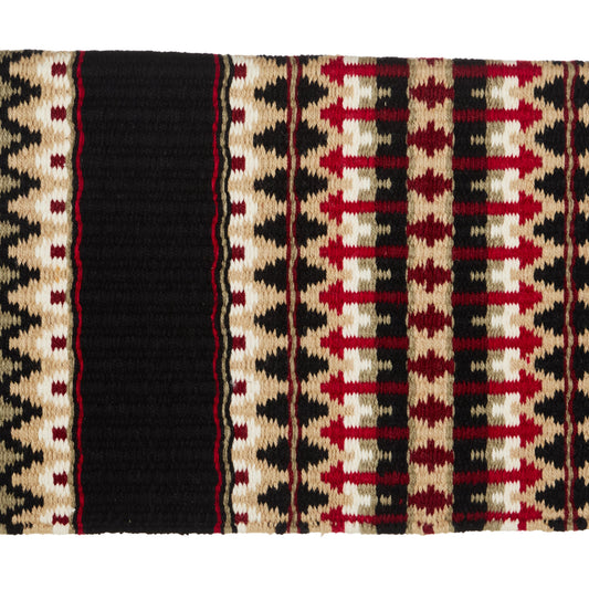 1313AA-46 Double Arrow 40X34 New Zealand Wool Saddle Blanket