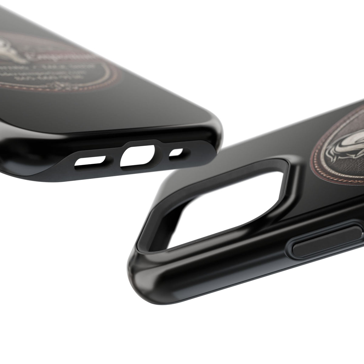 Magnetic Impact-Resistant Phone Case — Saddle Shop Logo