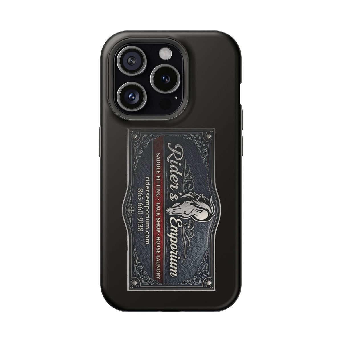 Magnetic Impact-Resistant Phone Case — Rider’s Emporium Logo