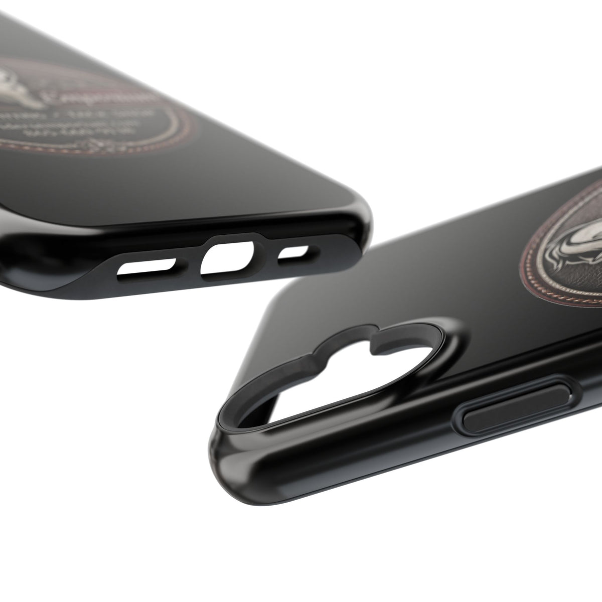 Magnetic Impact-Resistant Phone Case — Saddle Shop Logo