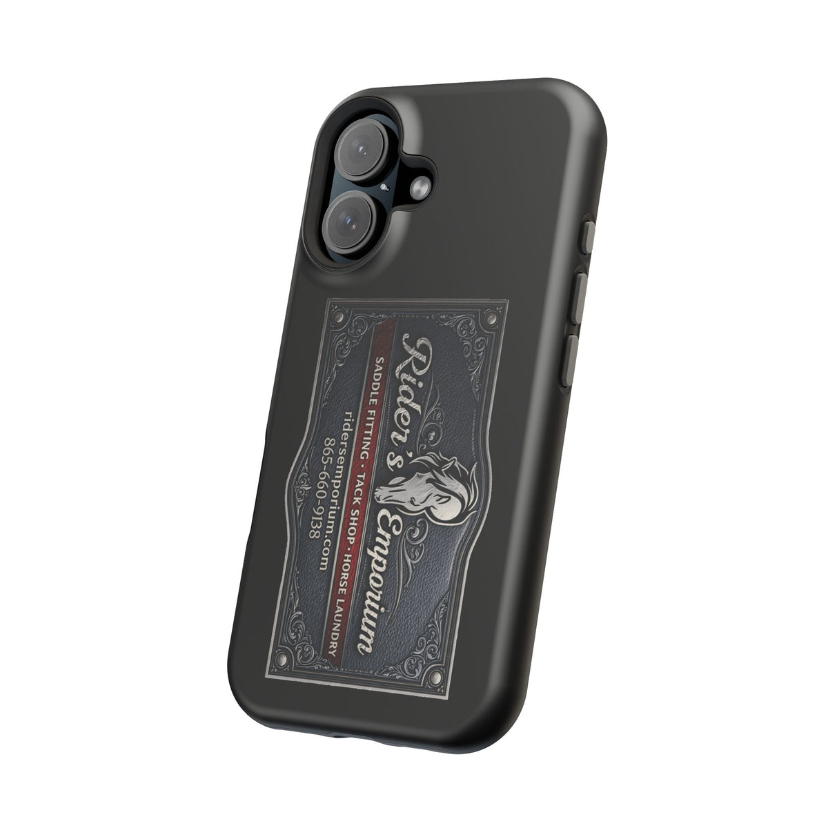 Magnetic Impact-Resistant Phone Case — Rider’s Emporium Logo
