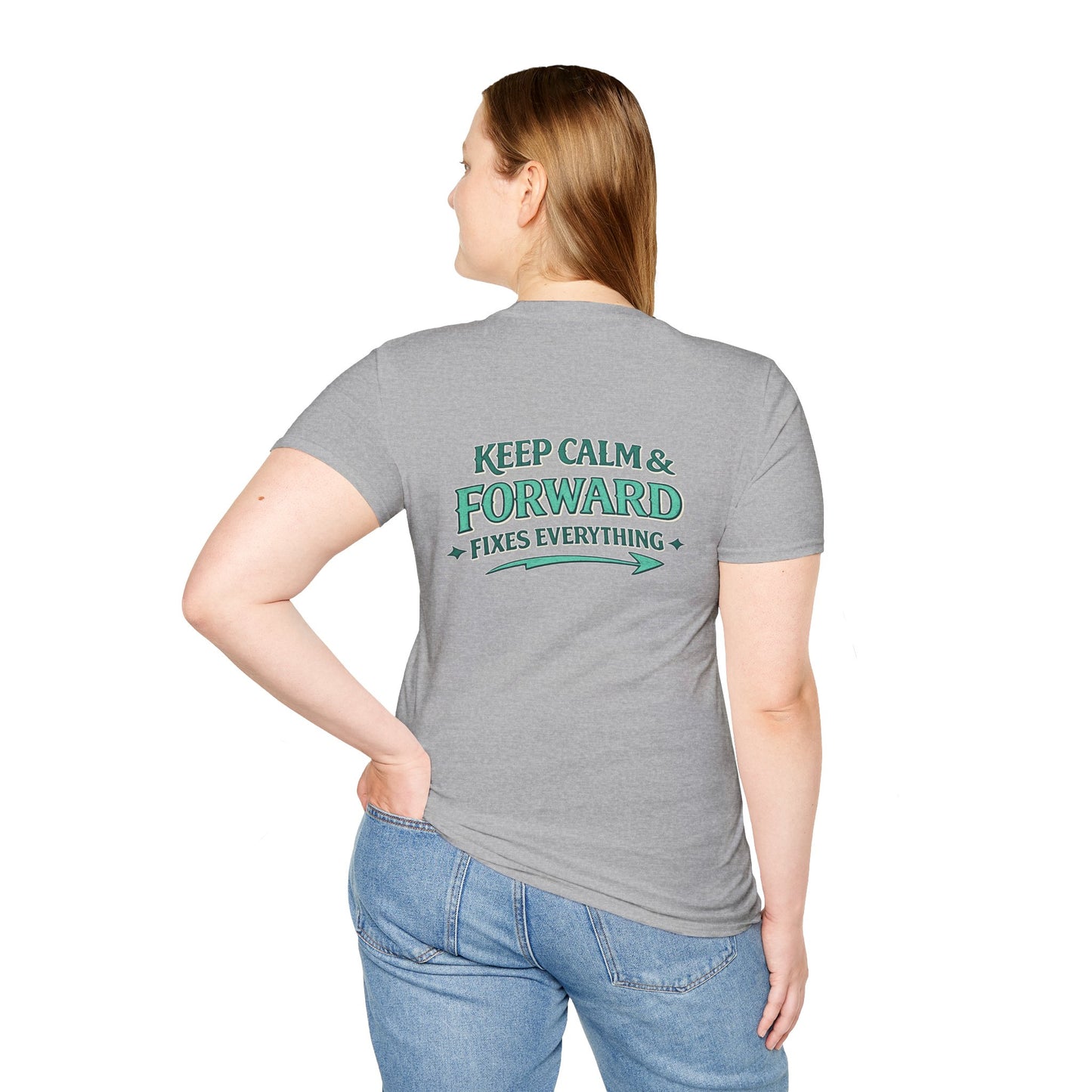 "Keep Calm & Forward" Graphic Tee