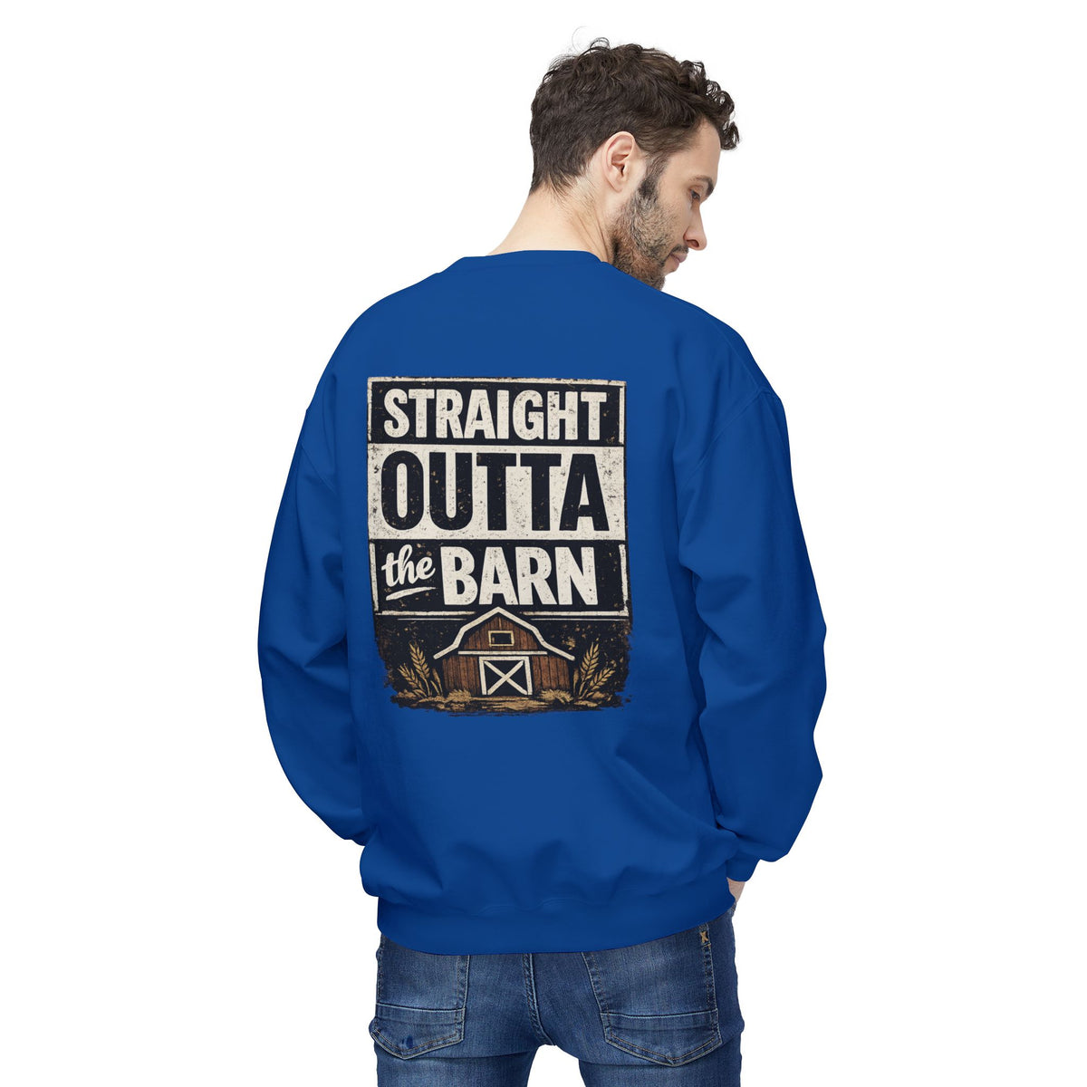 "Straight Outta the Barn"  Crewneck Sweatshirt